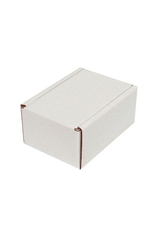 Beyaz Kilitli Kargo Kutusu / Ebat: 10x7x4,5 cm (100 adet)