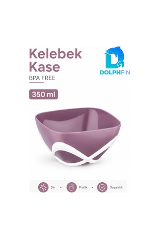 Kelebek Kase 350 Ml Bpa Free Dekoratif Sunum Ve Çerez Kasesi çok renkli