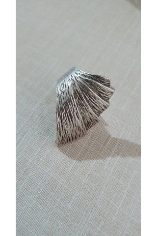 Gümüş Kaplama Antik Desenli Yüzük 456744128 Gümüş
