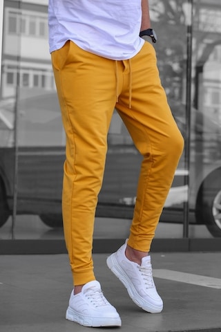 Madmext Sarı Paçası Lastikli Erkek Eşofman 4821 Sarı