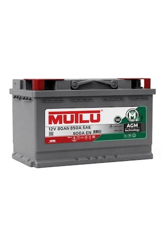 Mutlu Agm Start-stop 12v 80ah 460 A En Akü
