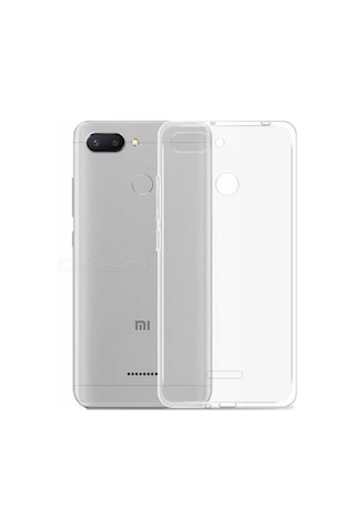 Rba Aksesuar Redmi 6 Kılıf Rba Süper Silikon Kapak - Renksiz Çok Renkli