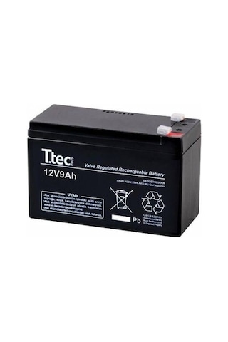 Ttec 12v 9ah Bakımsız Kuru Akü 2024 Üretim