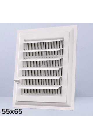 55x65 Plastik Wc Banyo Menfezi - Beyaz