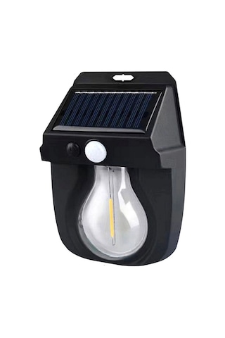 Tedar Fithome Or-118 Hareket Sensörlü Su Geçirmez Solar Bahçe Aydınlatma Duvar Lambası Najmaddin Standart