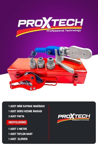Yeni Nesil Premium Full Takım Kalite Pprc Metal Çanta Plastik Boru Kaynak Prc Mini Makina Seti