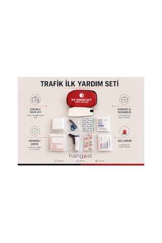 Trafik İlk Yardım Seti Çantalı Müdahale Kiti