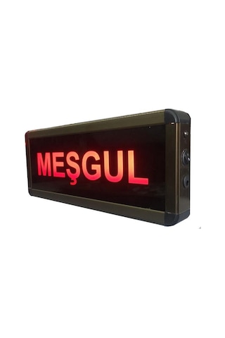 Kumandalı Ledli Meşgul Tabelası Kasa Ölçüsü: 12x30 Cm