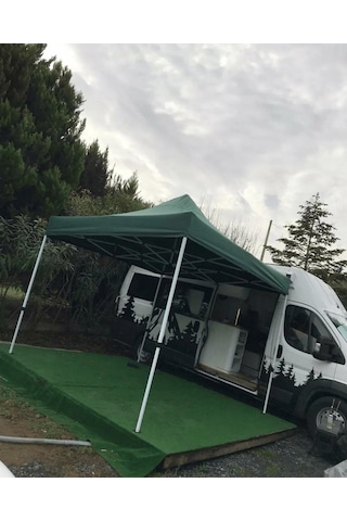 Reyo 3x3 Yeşil Akordiyon Katlanır Çardak Yeşil