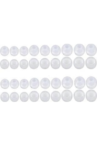 Özelleştirilebilir Kulak Tıkacı Yedek Kulaklık Kulak Tıkacı Yumuşak Ve Esnek Tıkacı 36'lı Paket Çoklu Renkler Şeffaf