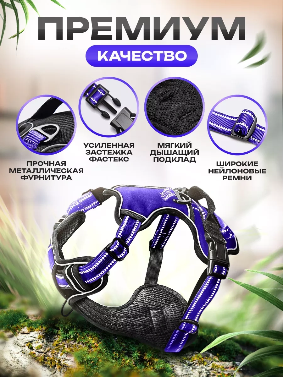 Petfort Orta Ve Büyük Irk Köpekler İçin Anatomik Koşu Kayışı 175517318 Violet