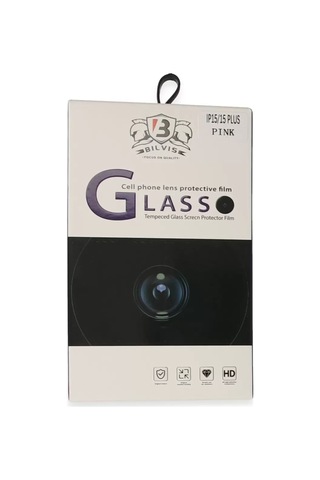 Apple Uyumlu iPhone 15 Bilvis Titan Kamera Lens - Pembe Diğer