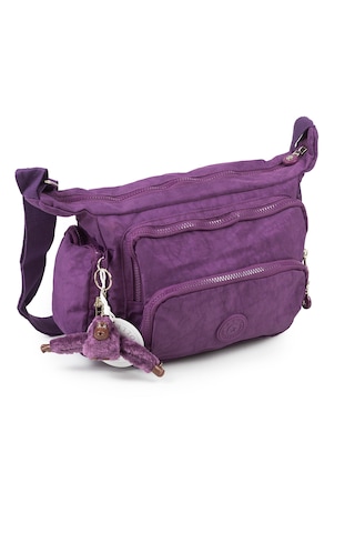 Krinkıl / Klinkır Su Geçirmez Kumaş Çok Gözlü Çapraz Kol Ve Omuz Postacı Çantası 116g Mor