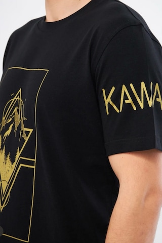 Zueofficial Erkek Siyah Regular Fit Günlük T-shirt Siyah-66544