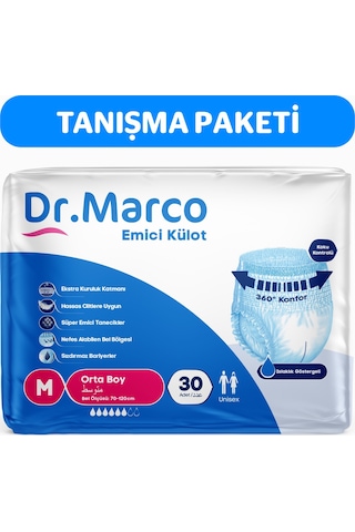 Dr. Marco Yetişkin Emici Külot M 30'lu