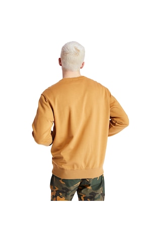 Timberland Yc Core Tree Logo Crew Ne Hardal Erkek Sweatshirt Sarı
