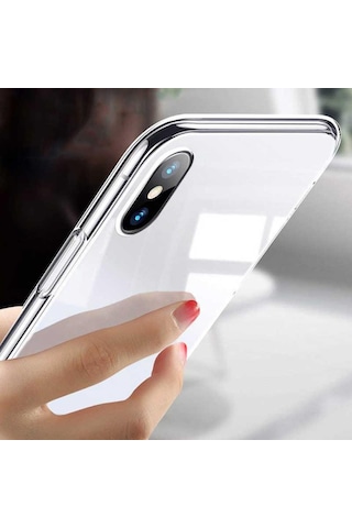 Apple Uyumlu iPhone X/xs Kılıf Ultra İnce Silikon Kapak 0.2 Mm