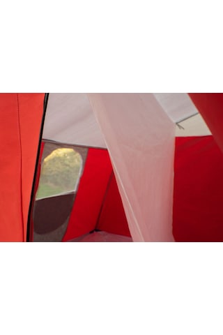 Zeycamping 3 Odalı Ve Mutfaklı Kamp Orman Dağcı Avcı 10 Kişilik Çadır Kırmızı