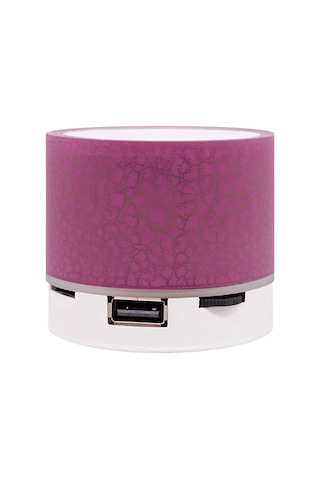 Singree "kablosuz Mini Hoparlör: Çok Renkli Led, Tf Kart Ve Aux Girişli, Taşınabilir Bluetooth Hoparlör"