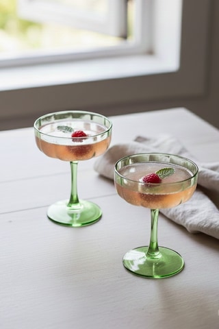 Rakle Botanical 2'li Cup Dondurmalık Seti Yeşil 210 Cc Renkli