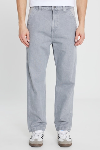 Lee Pamuk Relaxed Straight Fit Cepli Jean Kot Denim Pantolon Gri