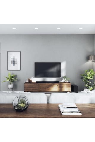 Dolby Atmos, Kablosuz Subwoofer Ve Alexa Dahili Gerçek X Bar 50a Ses Çubuğu - Siyah