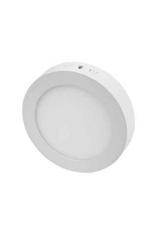 Damla Yuvarlak Sıva Üstü Led Panel Armatür Ct-5273 - Beyaz Işık Plastik Kasa Çok Renkli