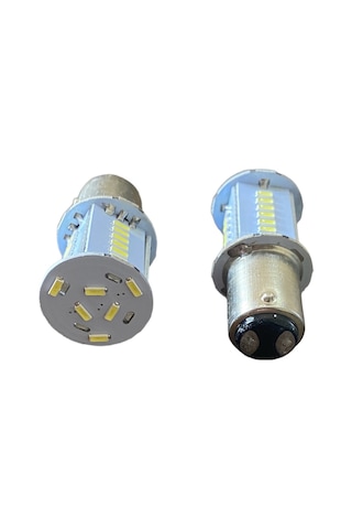 12V 1016 LED 30 SDM ÇİFT DUY  ÇAKARLI-KAYAR BEYAZ