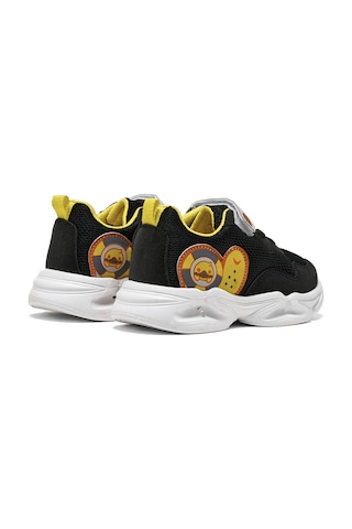 Tonny Black Çocuk Unisex Siyah Sarı Tonny Black Işıklı Cırtlı Ayakkabı