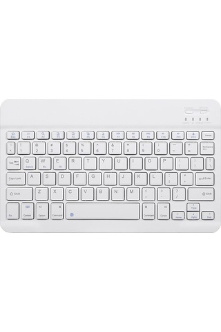 Geeksen 10 İnç Kablosuz Bluetooth Klavye Ve Fare Seti - Şarj Edilebilir İnce Tasarım, 78 Tuşlu, 3 Dpı Ayarlı, Çoklu Sistem Uyumlu Diğer