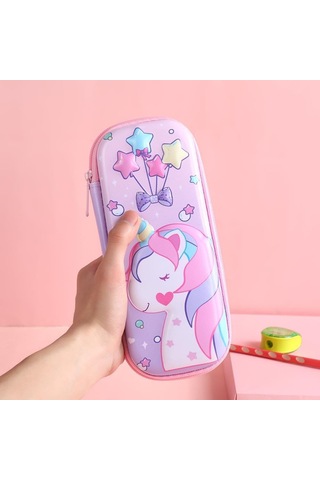 Valkyrie 3 Boyutlu Yıldız Balon Unicorn Su Geçirmez Kalem Kutusu Genel