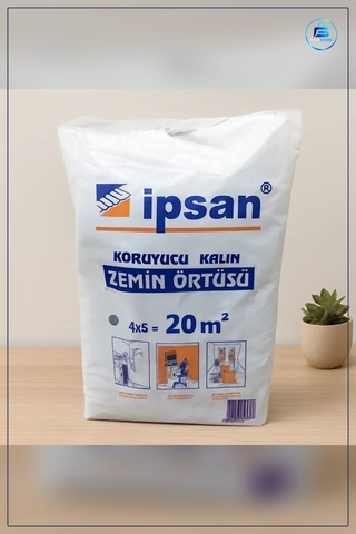 Kalın Zemin Örtüsü Boya Hazırlık Koruyucu Polietilen Yırtılmaz Su