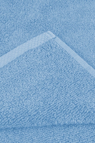 10 Lu El Yüz Otel Havlusu 50x85 Cm Renkli 16/1 Avs 200 Gr Mavi