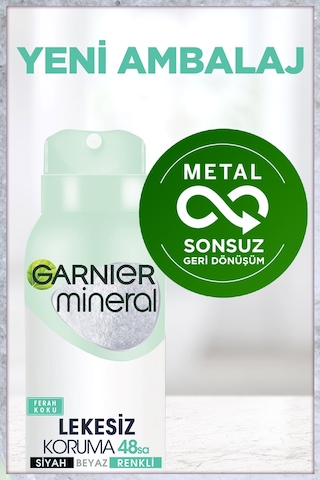Garnier Mineral Lekesiz Koruma Kadın Sprey Deodorant 150 ML