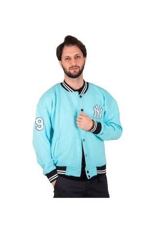 Deepsea Erkek Açık Mavi Çıtçıtlı Kolej Mont 2304760 Açık Mavi