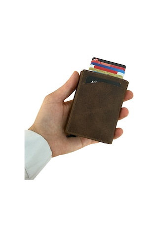 Modica Pescol - Hakiki Deri RFID Korumalı Mekanizmalı Kartlık/Cüzdan Modica Pescol - Hakiki Deri RFID Korumalı Mekanizmalı Kartlık/Cüzdan