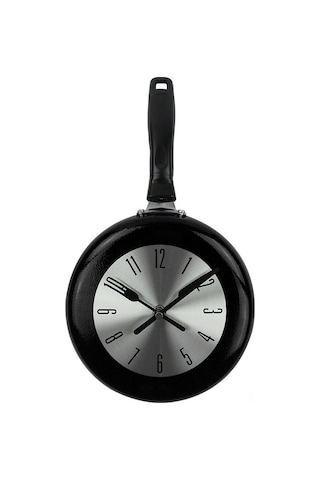 Mufunye Retro Stil 8 İnç Kırmızı Duvar Saati, Yüksek Dayanıklı Metal, Modern Dekorasyon İçin Mükemmel Seçim Çok Renkli