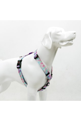 Bubbles H-tipi Göğüs Tasması Ayarlanabilir, Konforlu Ve Dayanıklı Desenli Köpek Tasması XS