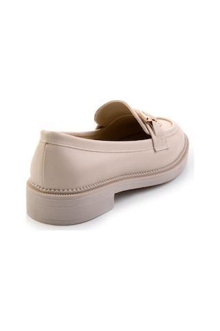 Bambi Bej Kadın Loafer Ayakkabı K01216100009 Bej