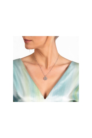 Multicolor Zirkon Taşlı Oval Tasarım At Nalı Detaylı 925 Ayar Güm (475775325)