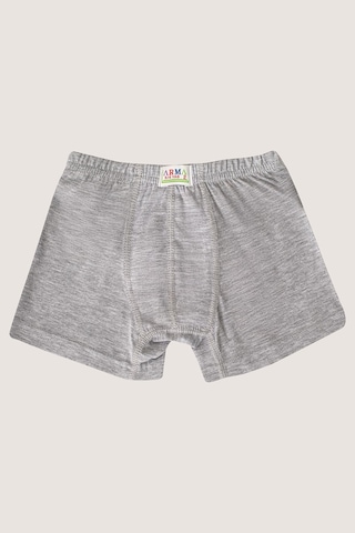 Arma Yıldız Erkek Çocuk Düz Pamuklu Likralı Renkli Boxer 6'lı Paket Çok Renkli
