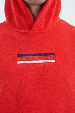 Tommy Life Hern Fiesta Erkek Polar Sweatshirt - 88301 Kırmızı