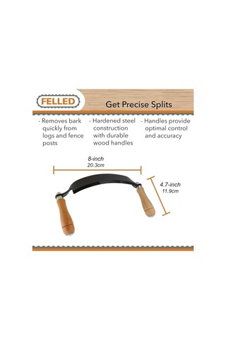 Tıraş Bıçağı - 8in Kavisli Çizim Bıçağı Kavisli Çizme Tıraş Aracı Ahşap İşleme Debracking El Aleti