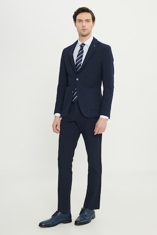 Erkek Lacı Pamuklu Slim Fit Dar Kesim Mono Yaka Beli Bağlamalı Esnek Takım Elbise Lacı