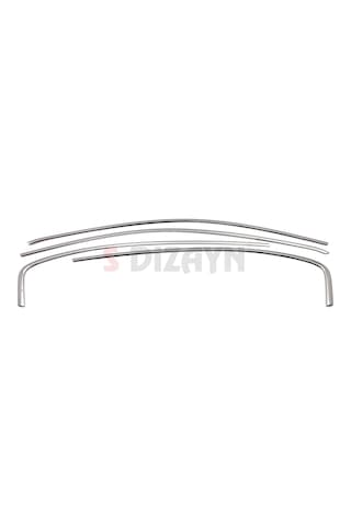 S-dizayn Fiat Egea Sd Krom Cam Üst Çıtası 4 Prç. 2015 Üzeri Mat Krom A+ Kalite