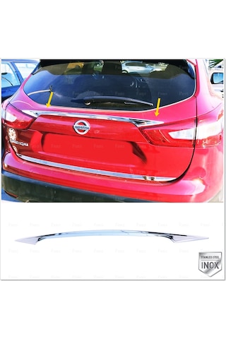 Nissan Qashqai Krom Bagaj Çıtası 2014 Üzeri P. Çelik N11.4