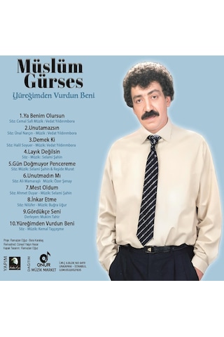 Müslüm Gürses - Yüreğimden Vurdun Beni Cd