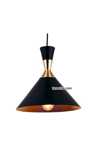 Tarzavize Trt17 Dekoratif Siyah Retro Sarkıt Avize