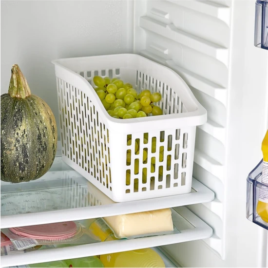 Dolap Ve Raf Düz. 6,5 Lt Geniş Cabinet And Shelf Organizer 6,5 L Large Beyaz