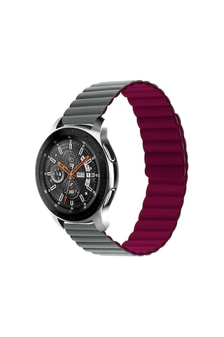 Galaxy Watch 46mm Uyumlu Krd-52 Zore Kordon-siyah-sarı